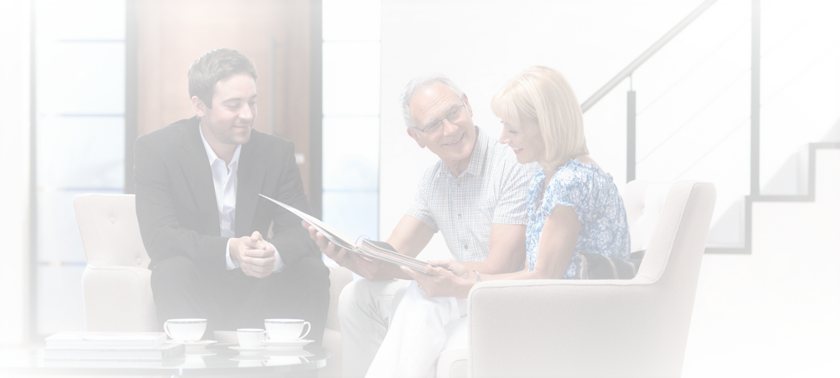Two people with sales consultant