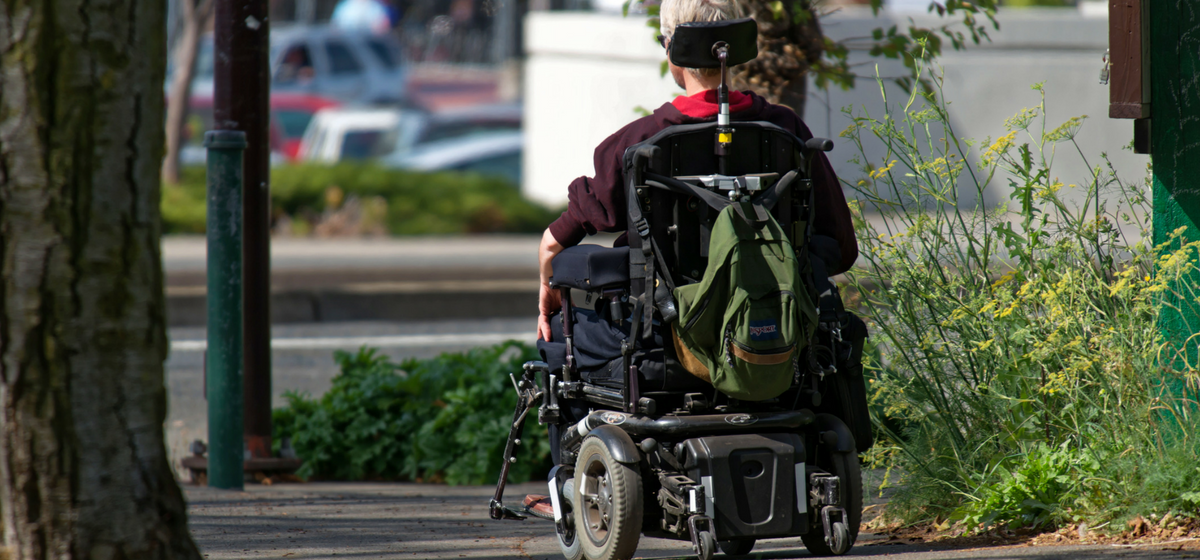 Person in wheelchair